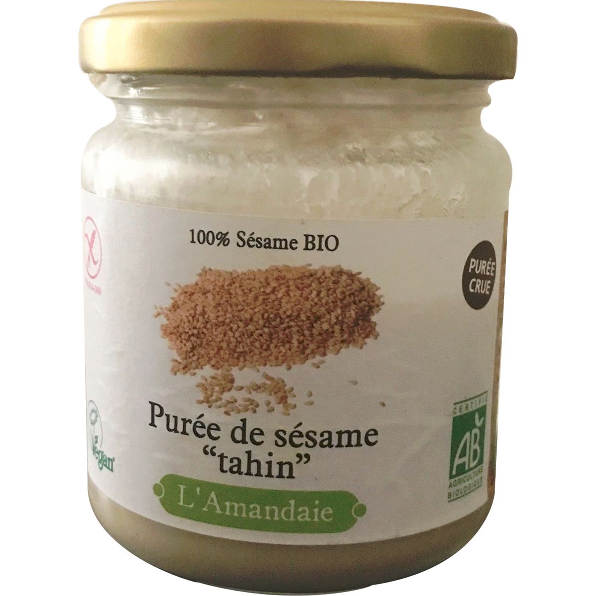 L'AMANDAIE Purée de sésame bio 200g