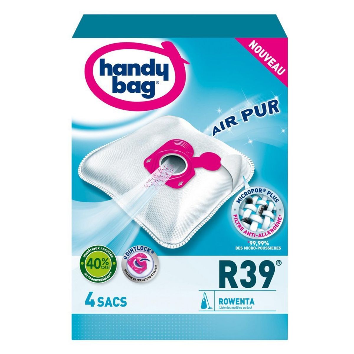 HANDY BAG Sac aspirateur R39