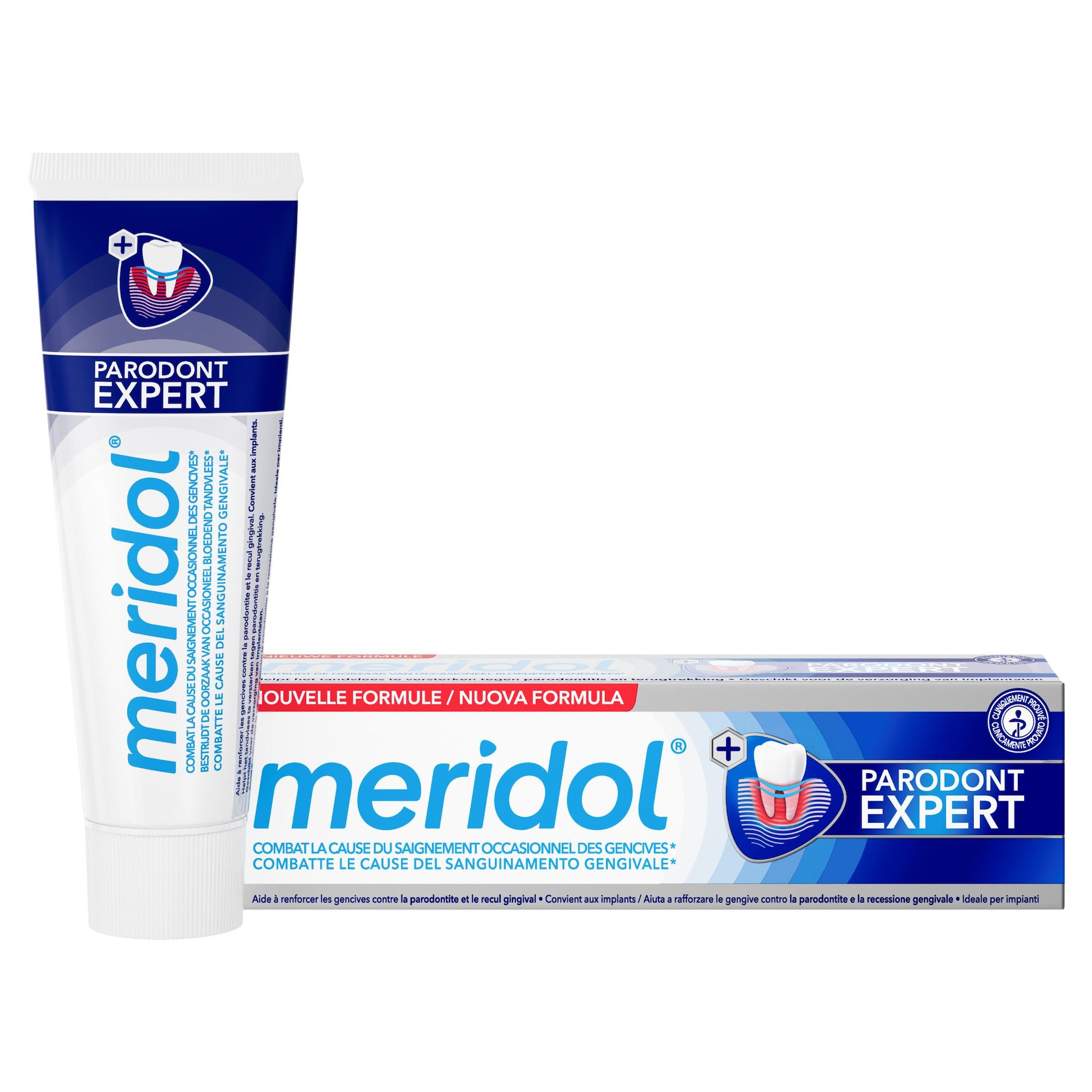 Voir la diapositive 2 : MERIDOL Dentifrice expert 75ml