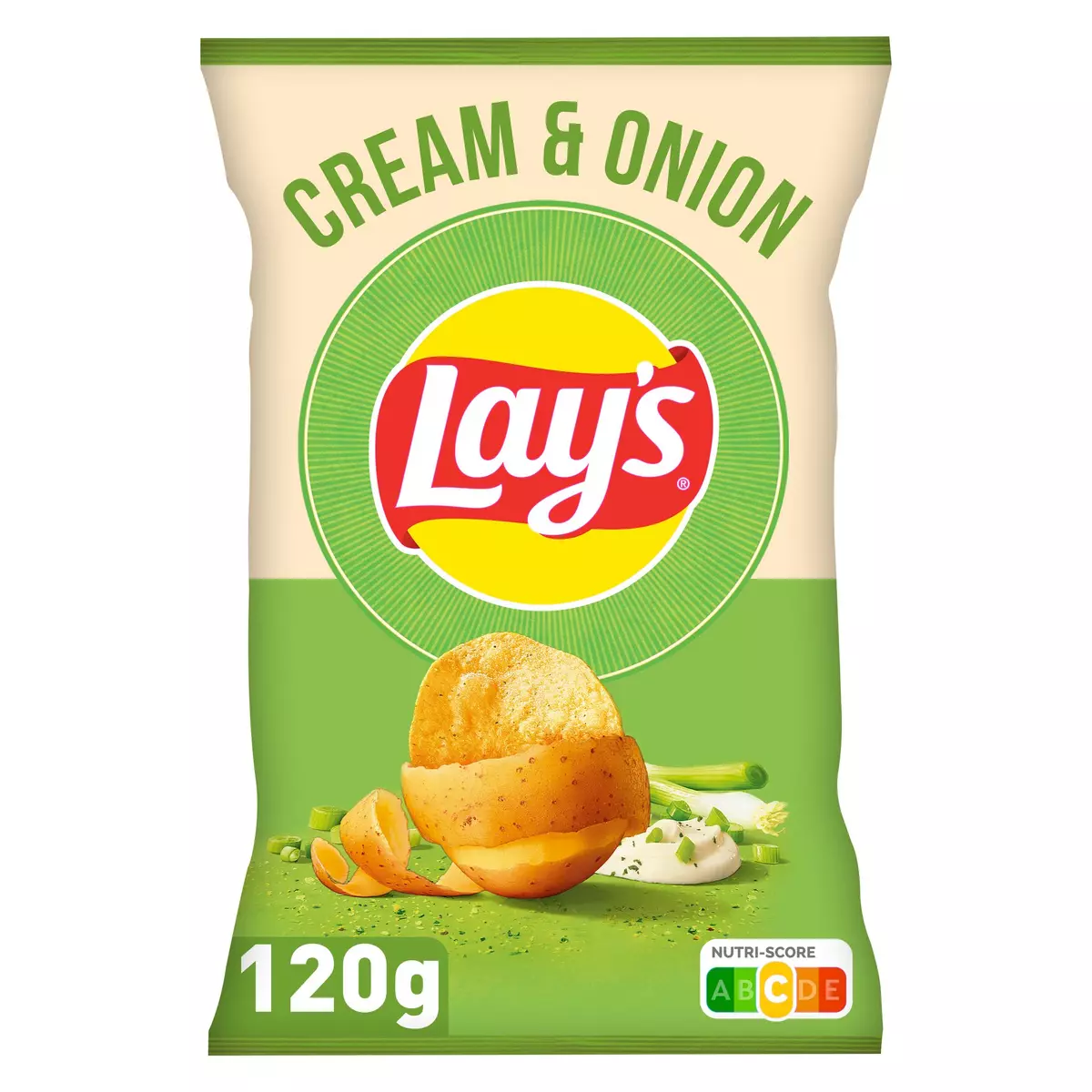 LAY'S Chips Cream & Onion 120g