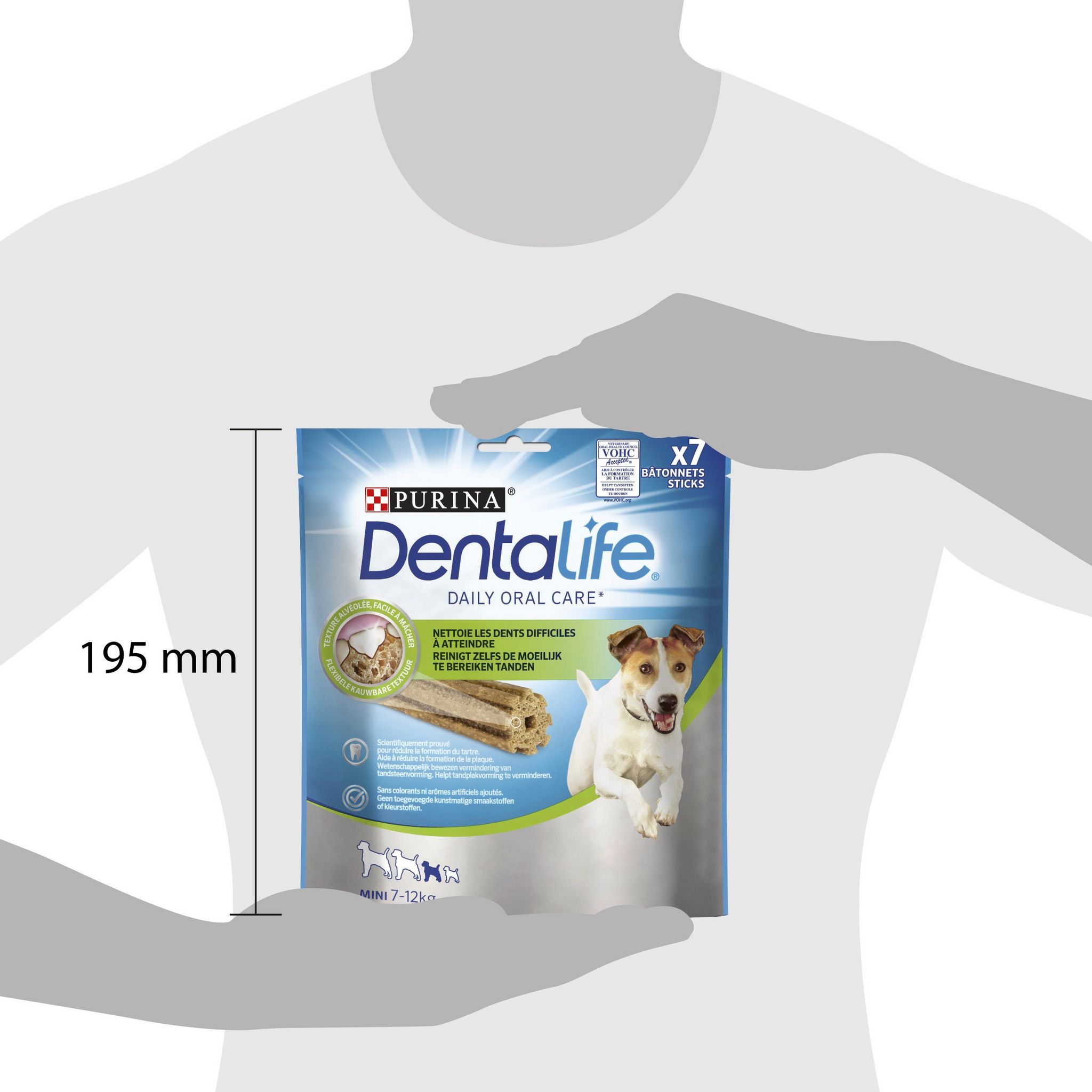 Voir la diapositive 2 : PURINA Dentalife friandises en sticks antitartre pour petit chien 7 sticks 115g