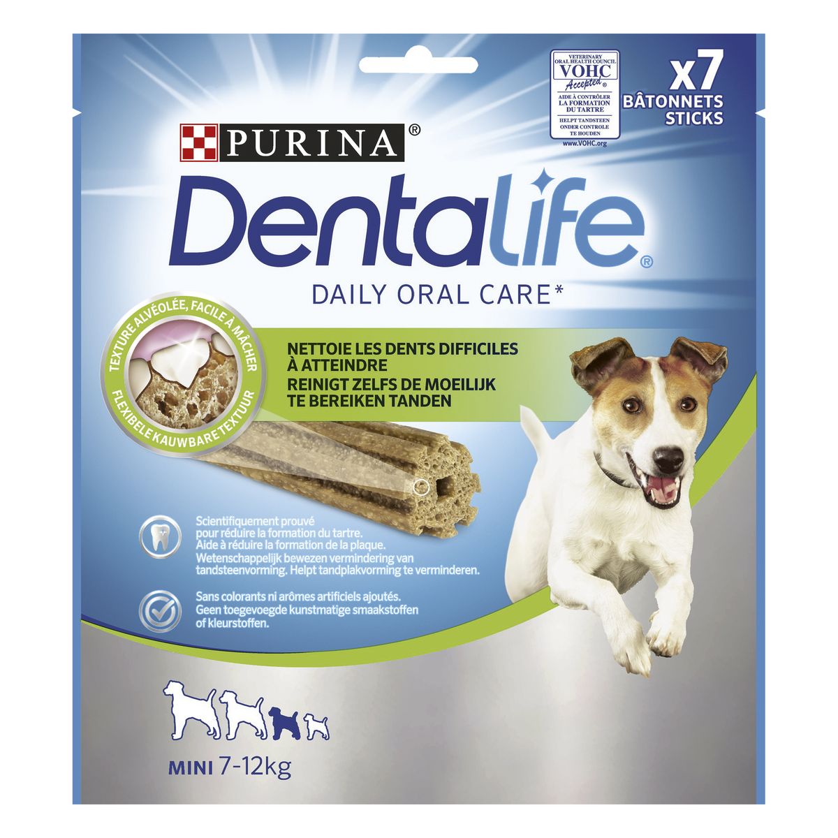 PURINA Dentalife friandises en sticks antitartre pour petit chien 7 sticks 115g