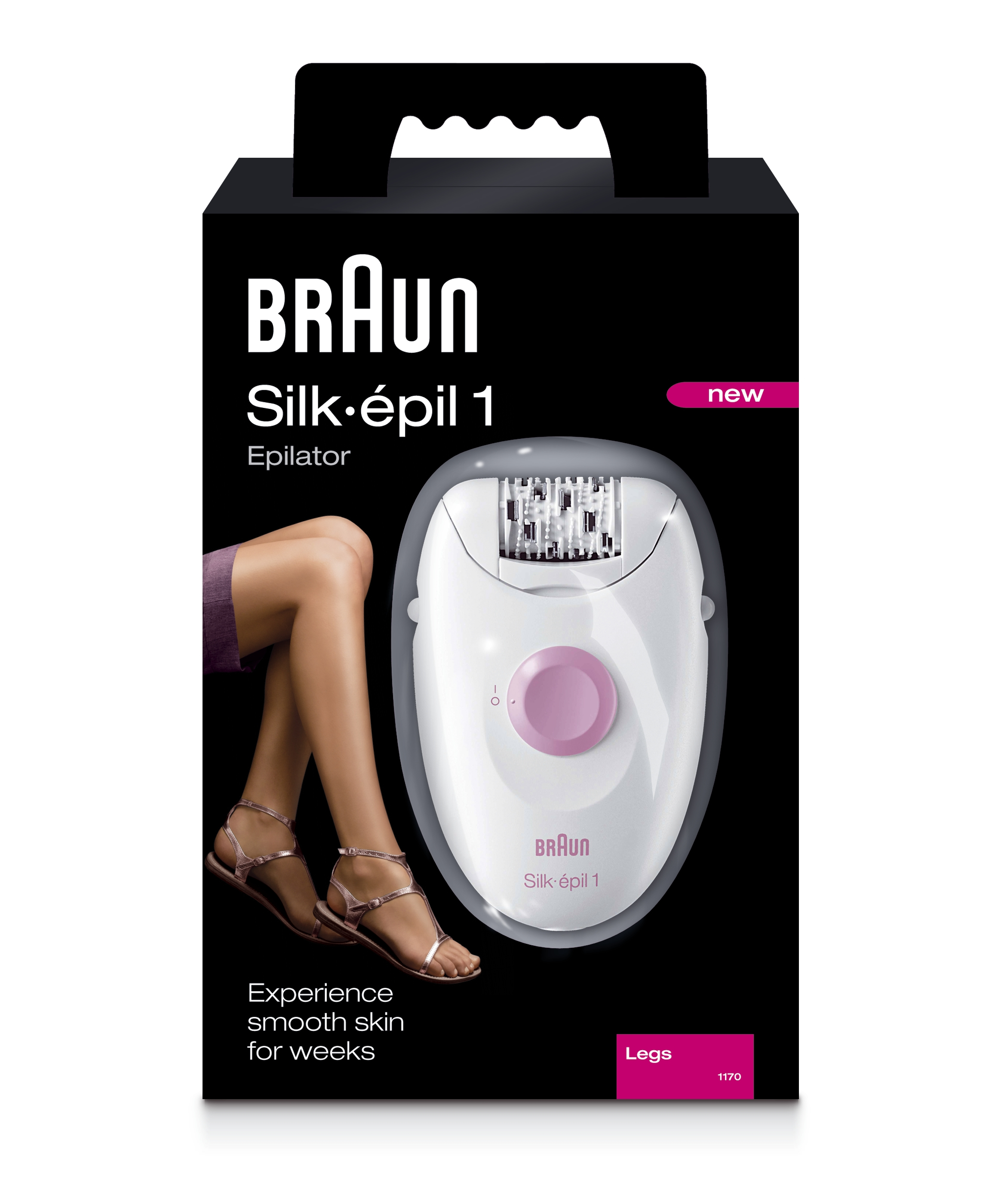Voir la diapositive 5 : BRAUN Épilateur électrique SE1-1170 Silk-épil