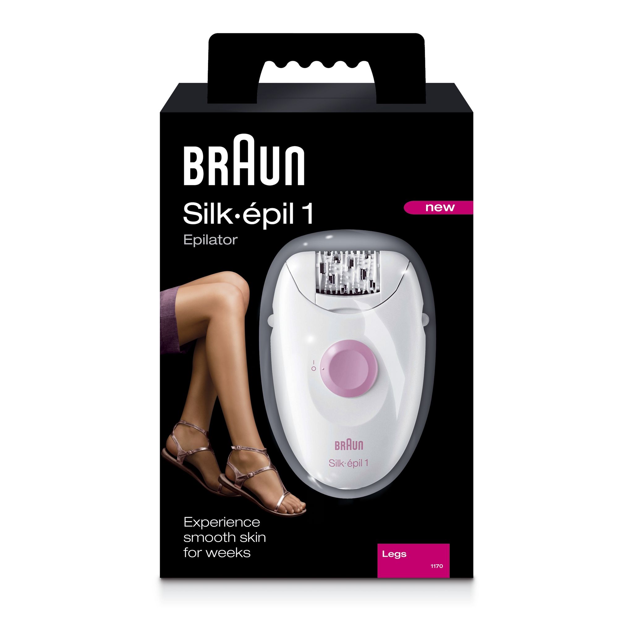 Voir la diapositive 5 : BRAUN Épilateur électrique SE1-1170 Silk-épil