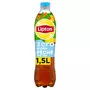 LIPTON Boisson Ice tea à base de thé zéro sucre saveur pêche 1,5l