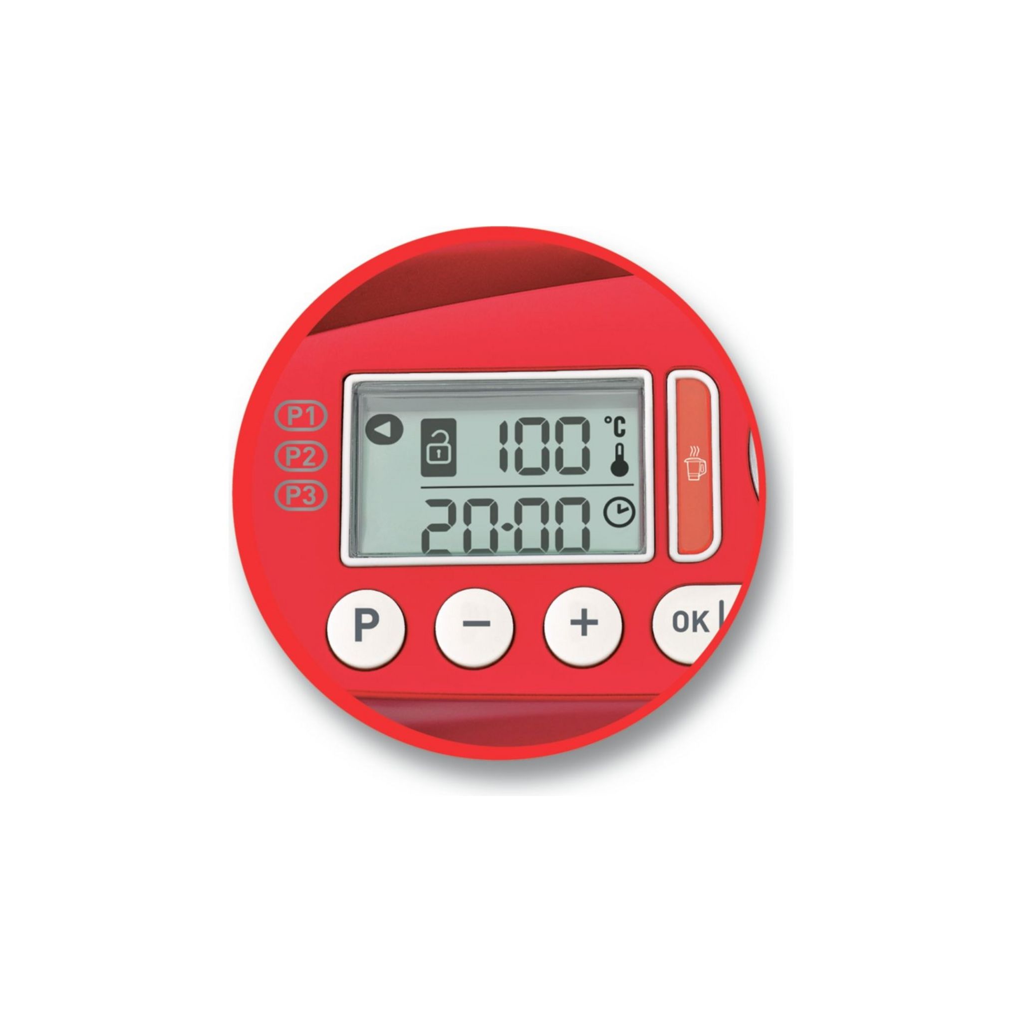 Voir la diapositive 3 : MOULINEX Blender chauffant LM906110 Soup & Co - Rouge et Blanc