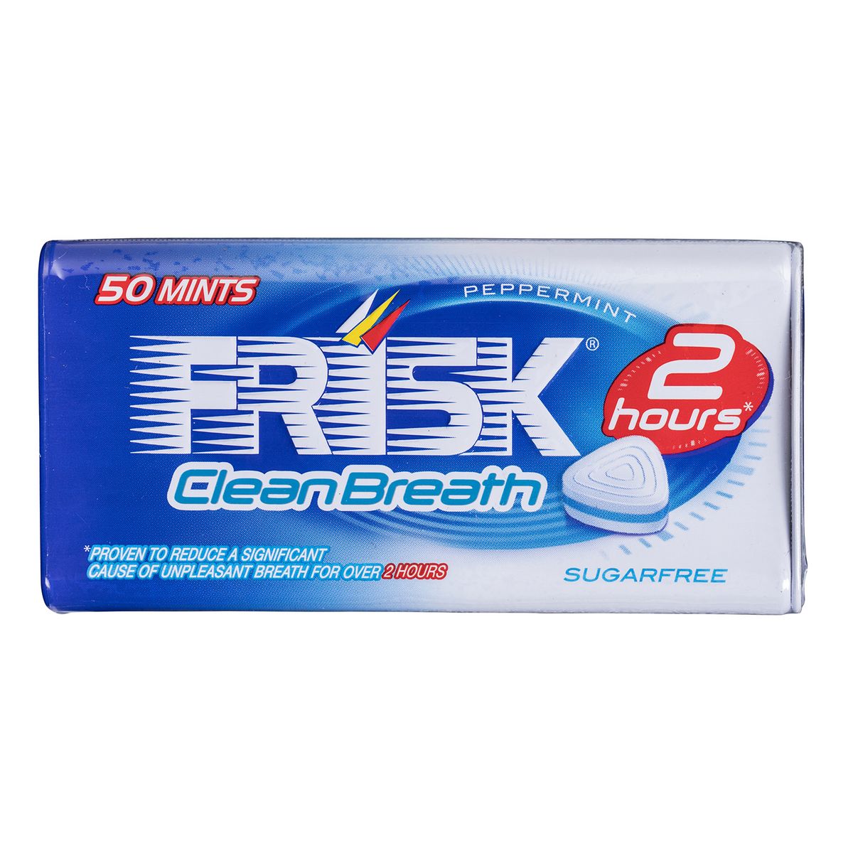 FRISK Clean Breath Bonbons à la menthe sans sucres boîte 50 dragées
