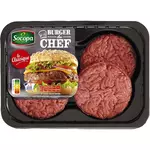 Socopa SOCOPA Hâché spécial Burger du chef 15%mg