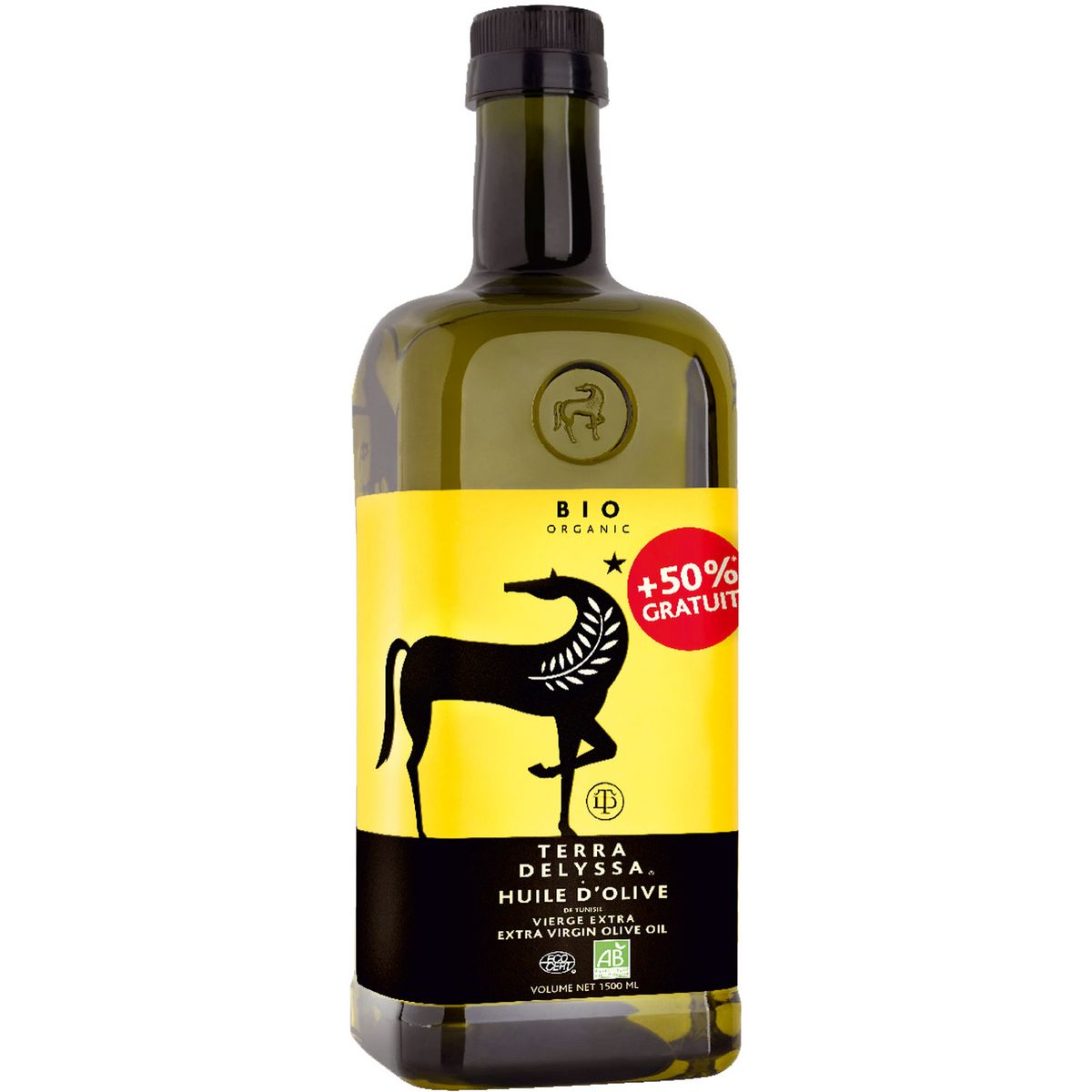 TERRA DELYSSA Huile d'olive vierge extra bio 1,5l