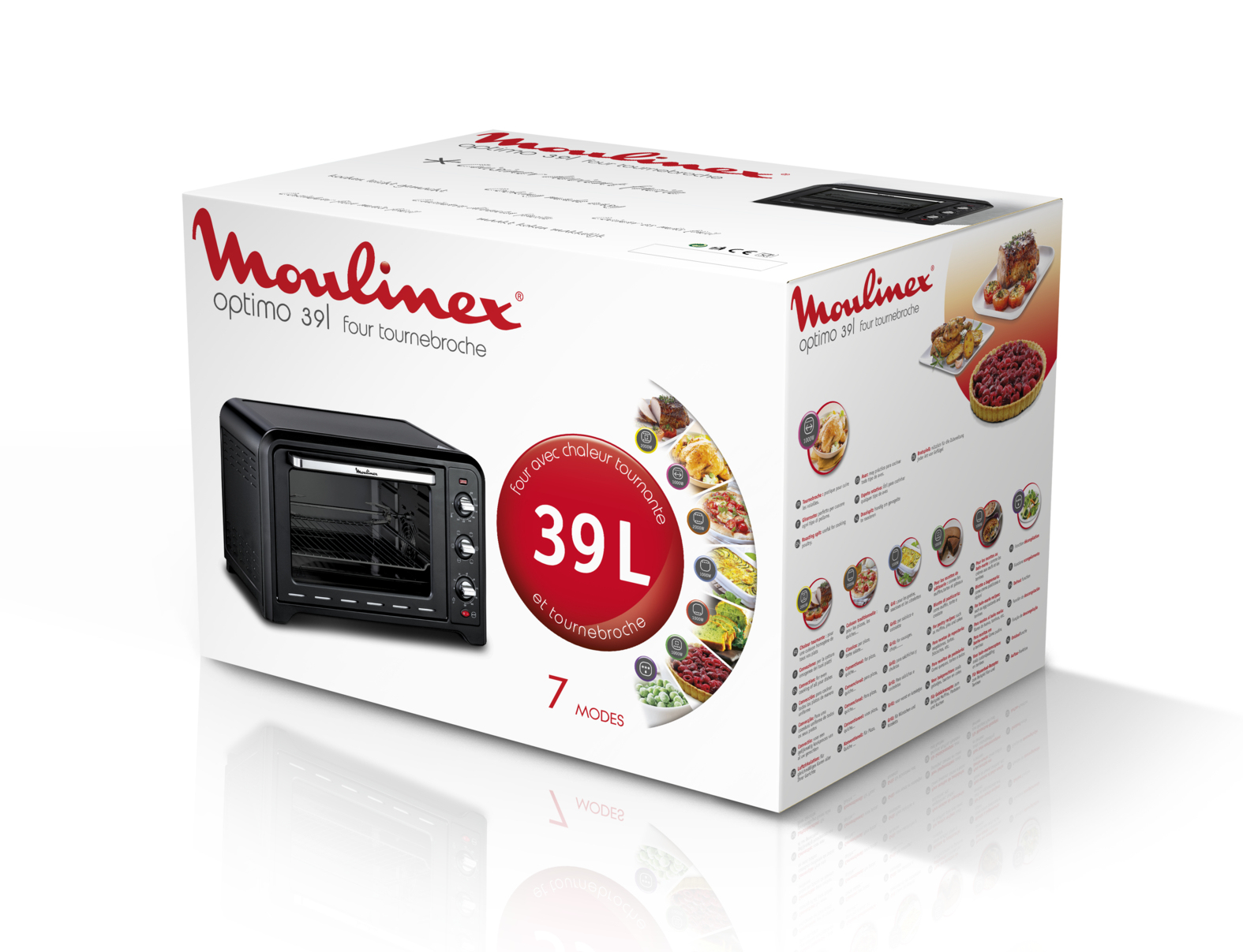 Voir la diapositive 2 : MOULINEX Mini four OX485810 Optimo