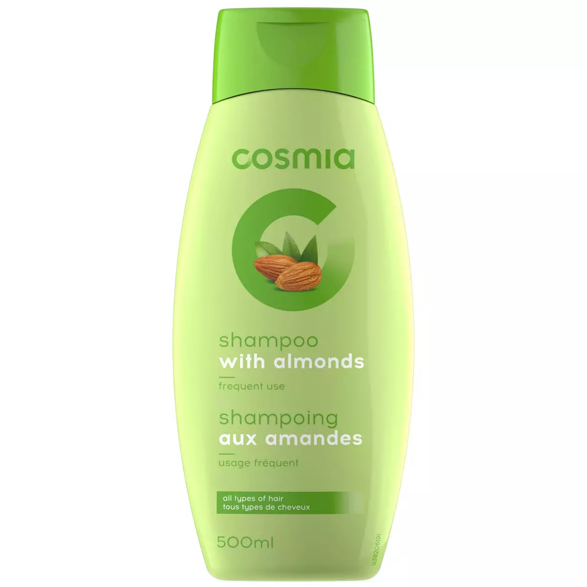 COSMIA Shampoing aux amandes tous types de cheveux 500ml