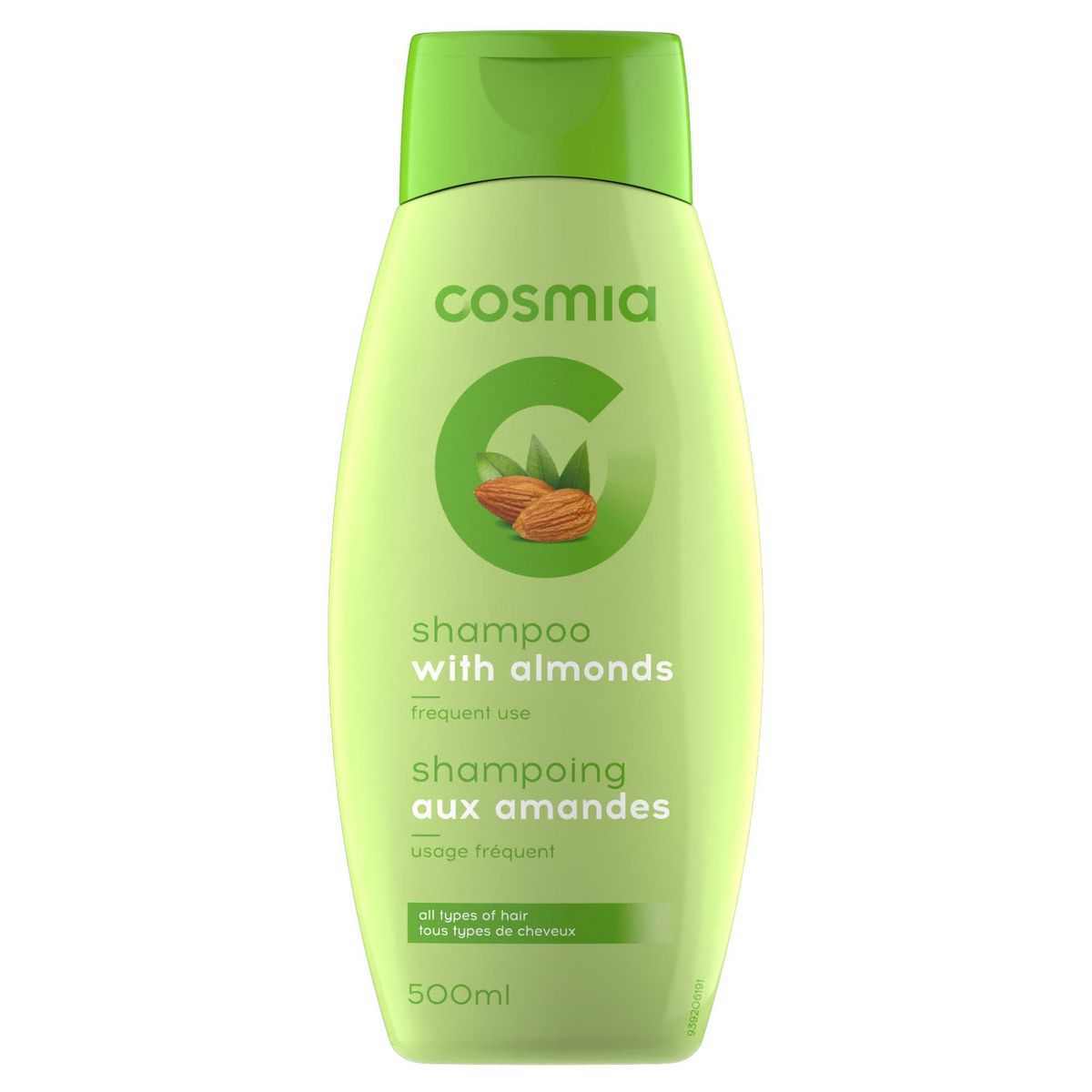 COSMIA Shampoing aux amandes tous types de cheveux 500ml
