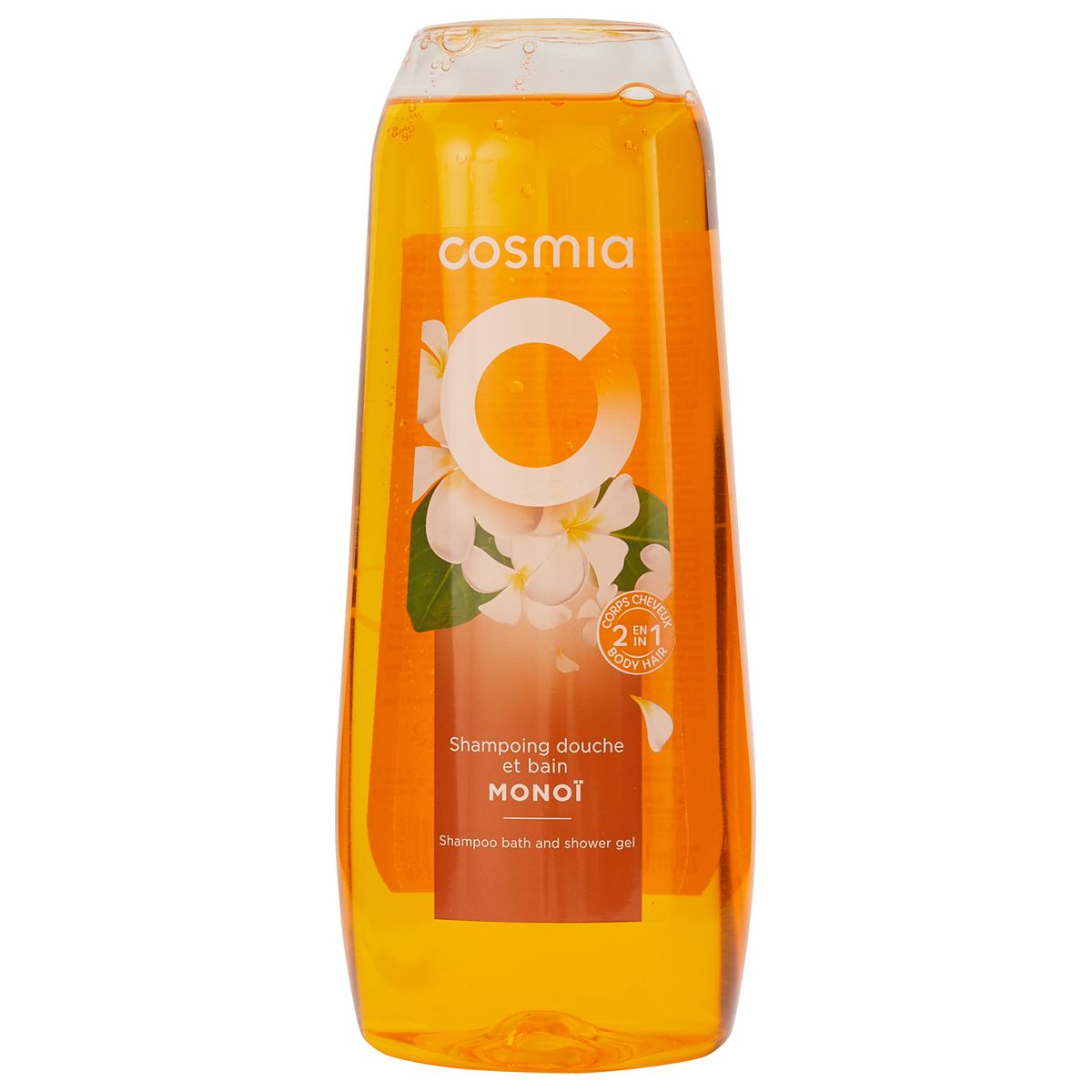 COSMIA Shampooing douche et bain monoï corps et cheveux 750ml