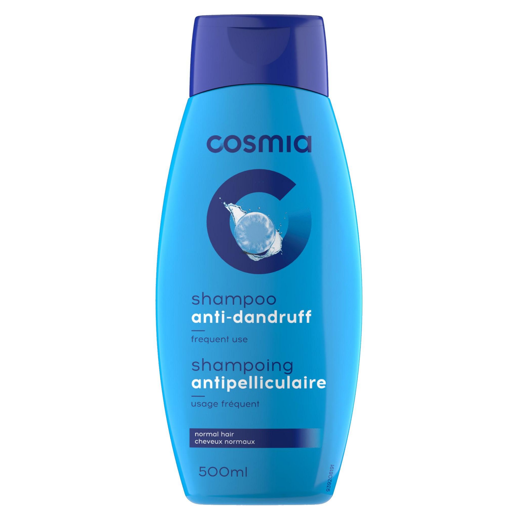 Voir la diapositive 2 : COSMIA Shampoing antipelliculaire cheveux normaux 500ml
