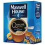 MAXWELL Café soluble en stick qualité filtre décaféiné 25 sticks 45g