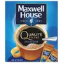 MAXWELL Café soluble en stick qualité filtre décaféiné 25 sticks 45g