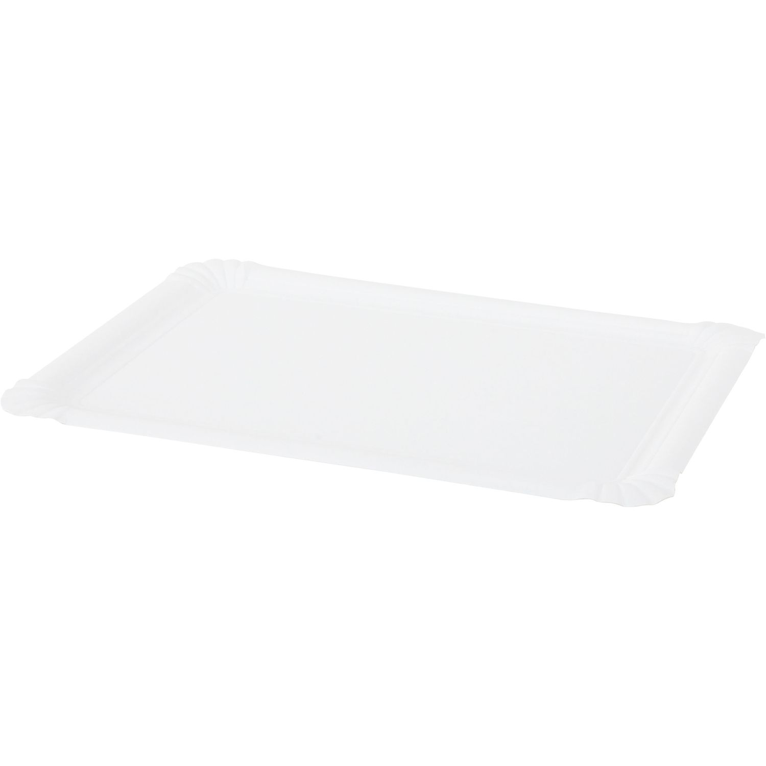 Voir la diapositive 2 : ACTUEL Plateaux 23x33cm en carton blanc