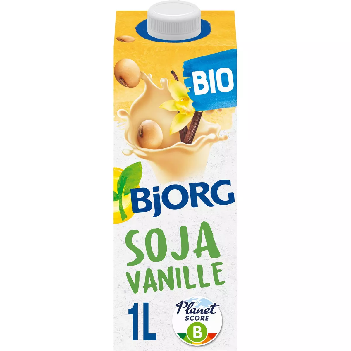 BJORG Boisson végétale bio soja vanille calcium 1l