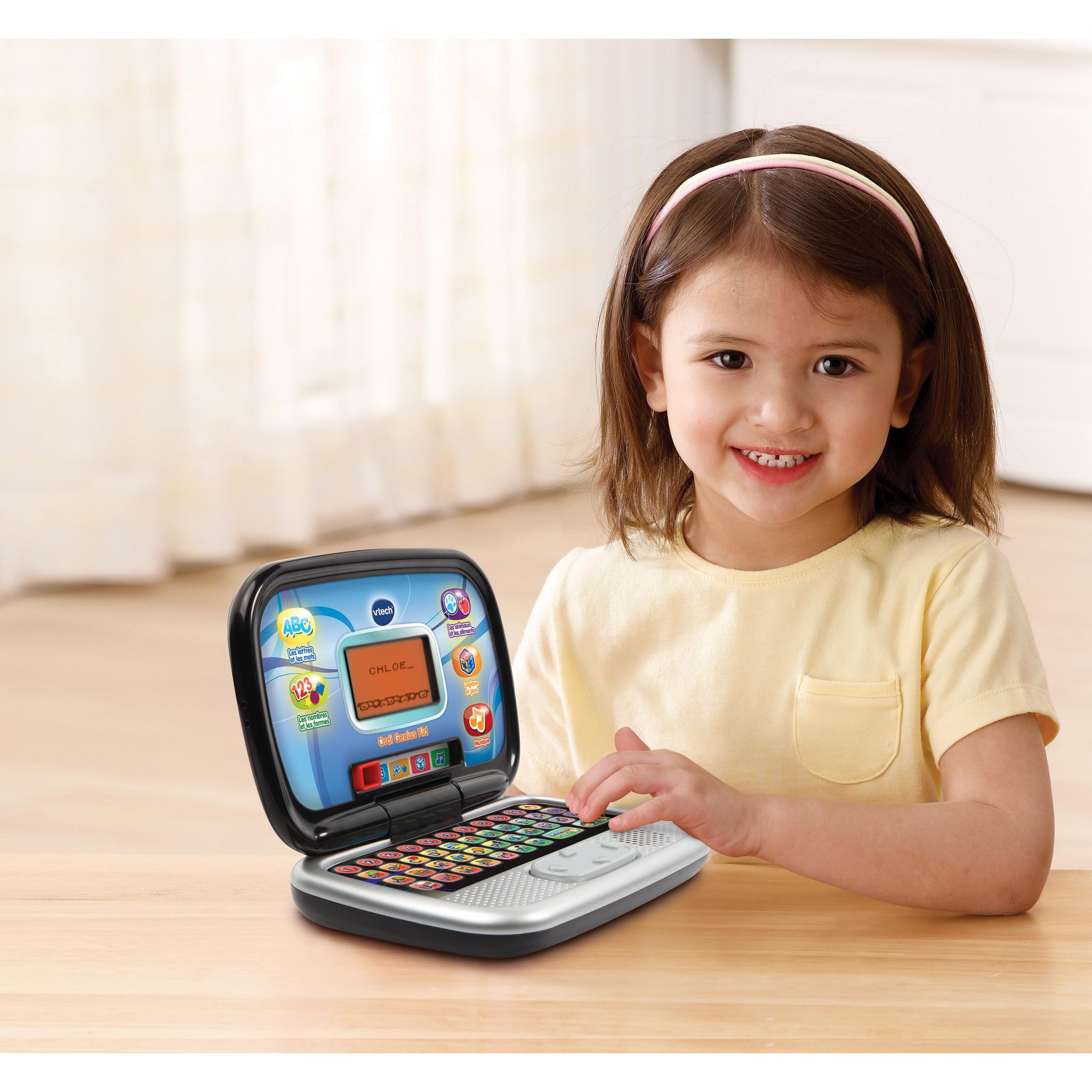 Voir la diapositive 3 : VTECH Ordi Genius Kid - Noir