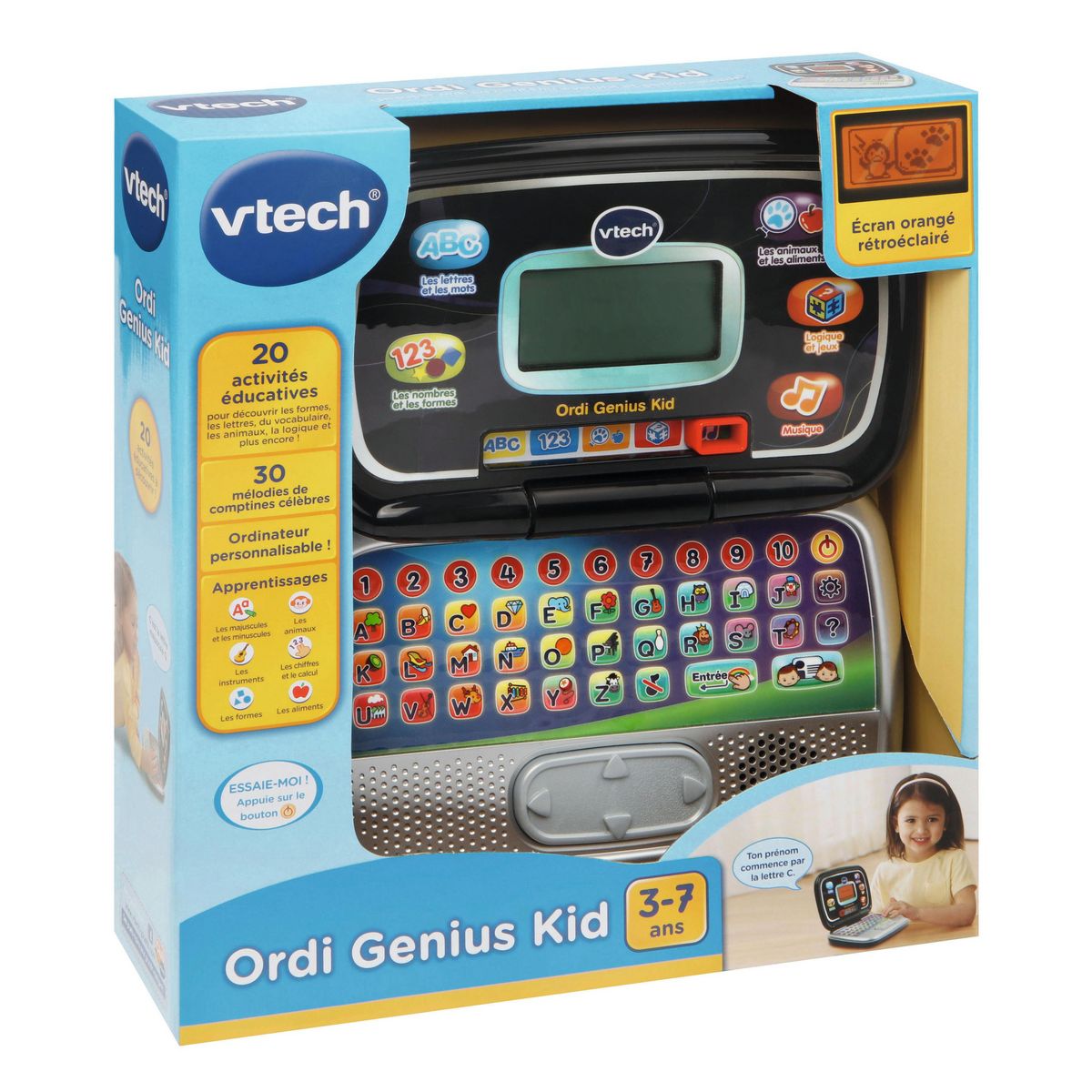 VTECH Ordi Genius Kid - Noir