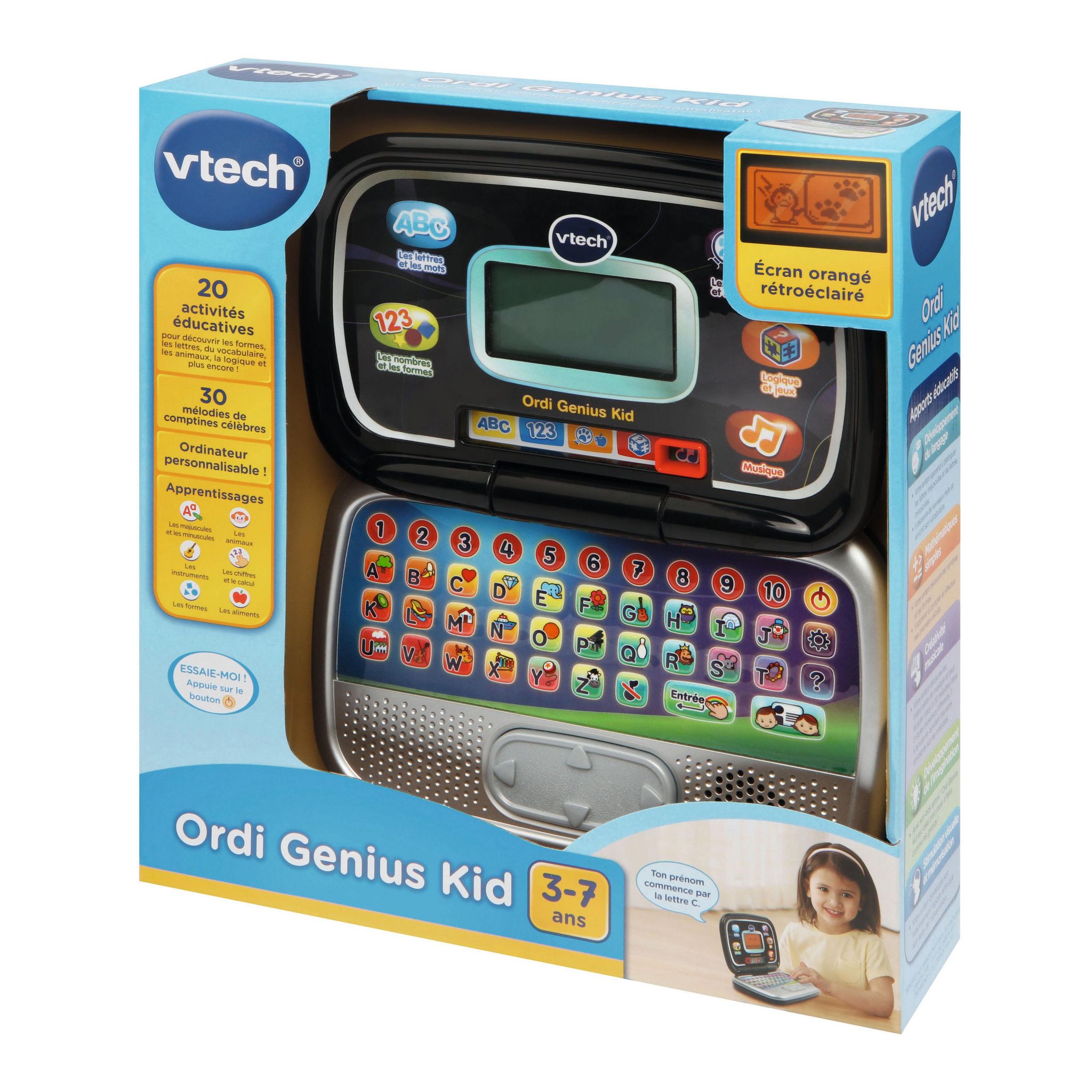 Voir la diapositive 5 : VTECH Ordi Genius Kid - Noir