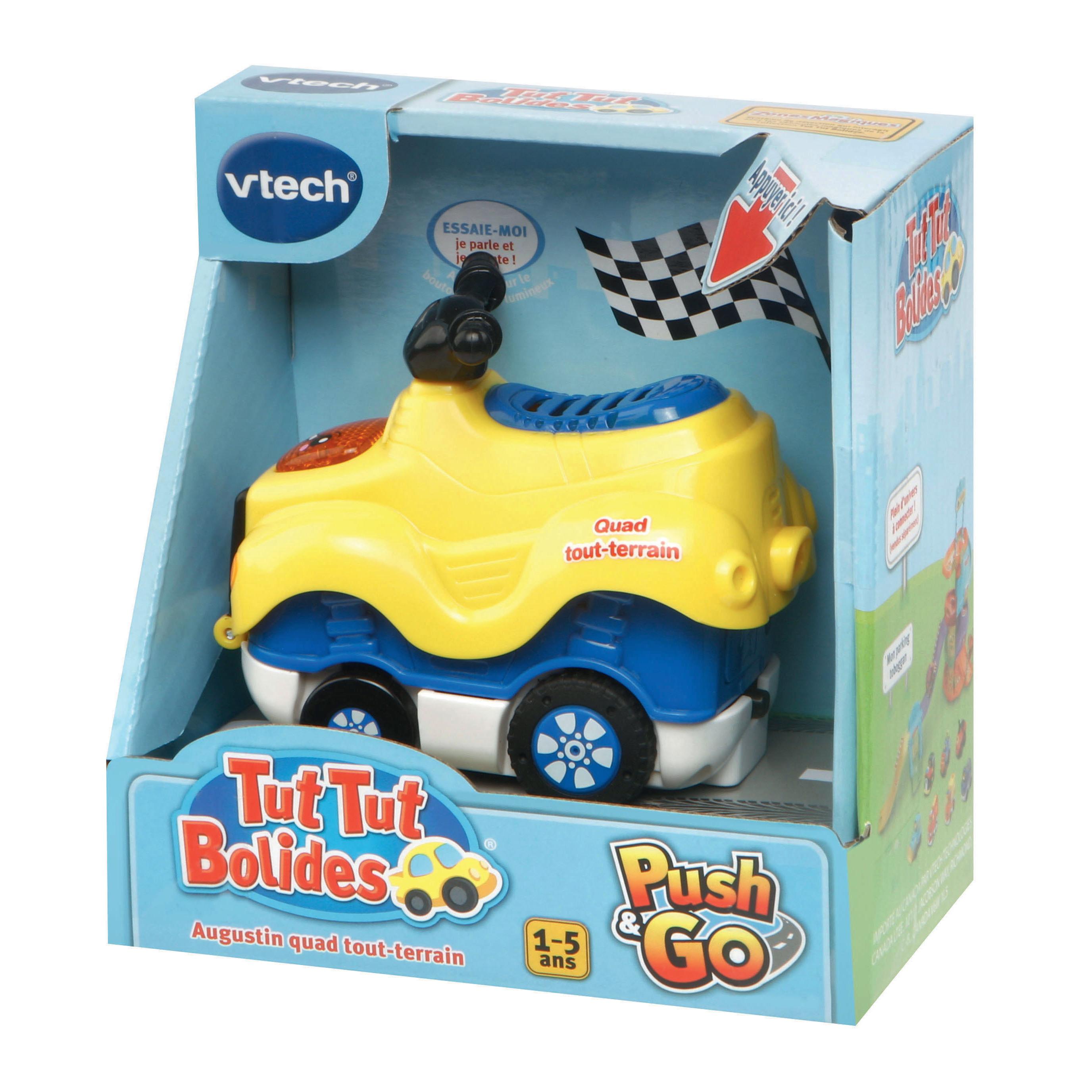 Voir la diapositive 12 : VTECH Vehicules Tut Tut Bolides - Véhicules Push & Go