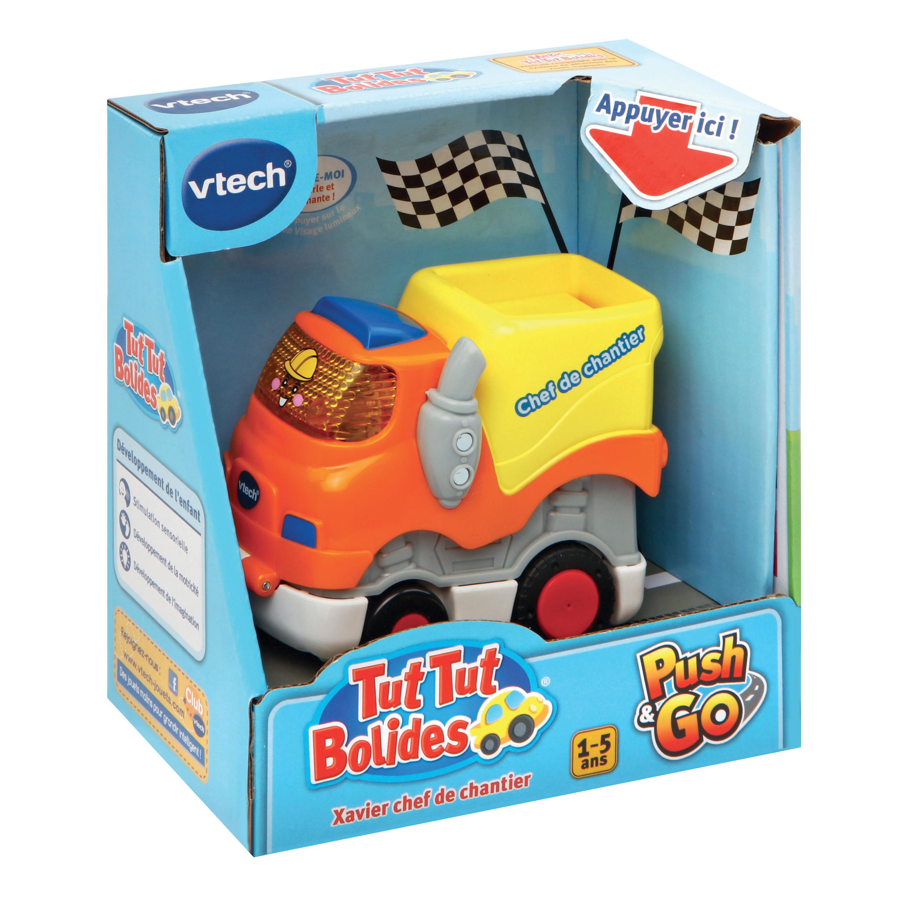 Voir la diapositive 17 : VTECH Vehicules Tut Tut Bolides - Véhicules Push & Go
