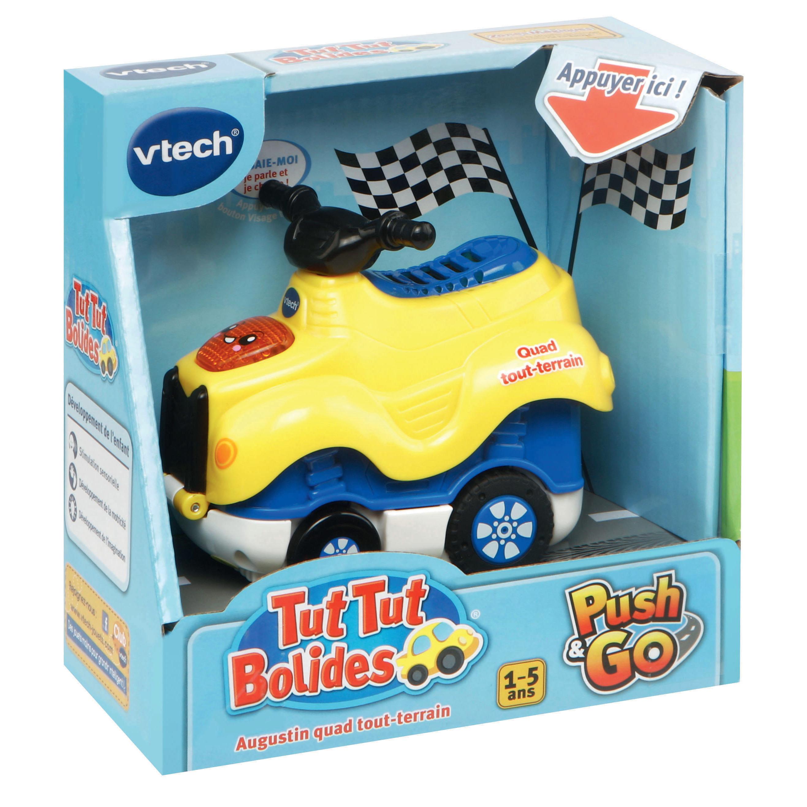 Voir la diapositive 11 : VTECH Vehicules Tut Tut Bolides - Véhicules Push & Go