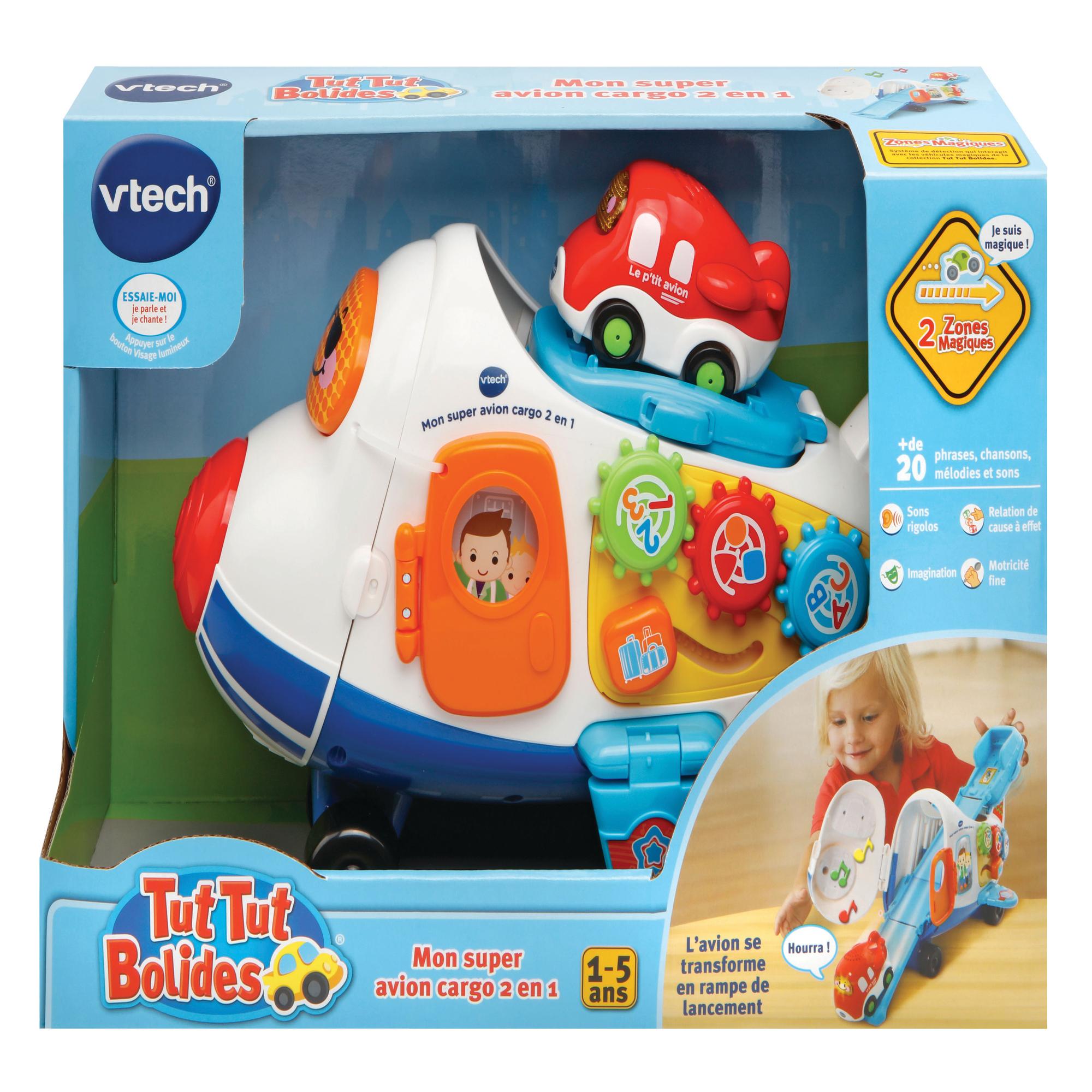 Voir la diapositive 6 : VTECH Mon Super Avion Cargo 2 en 1 Tut Tut Boldies