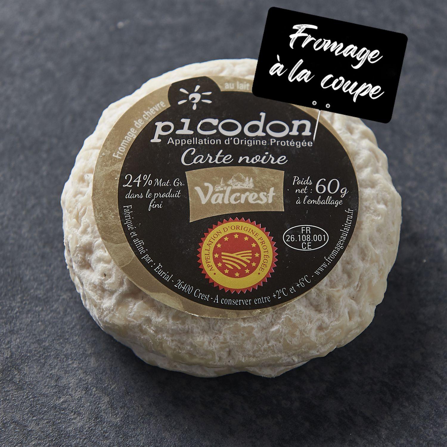 MON FROMAGER Picodon Carte noir AOP 1 pièce 60g