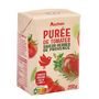 Voir la diapositive 2 : AUCHAN Purée de tomates saveur herbes de Provence en brique 200g