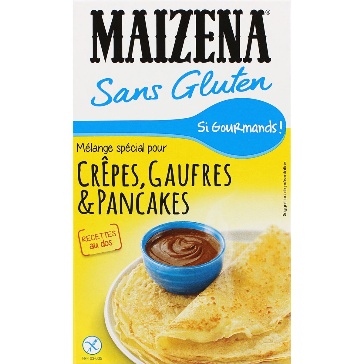 MAIZENA Mélange spécial pour crêpes gaufres et pancakes sans gluten 510g