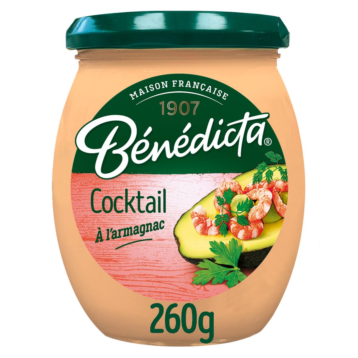 BENEDICTA Sauce cocktail à l'Armagnac en bocal 260g