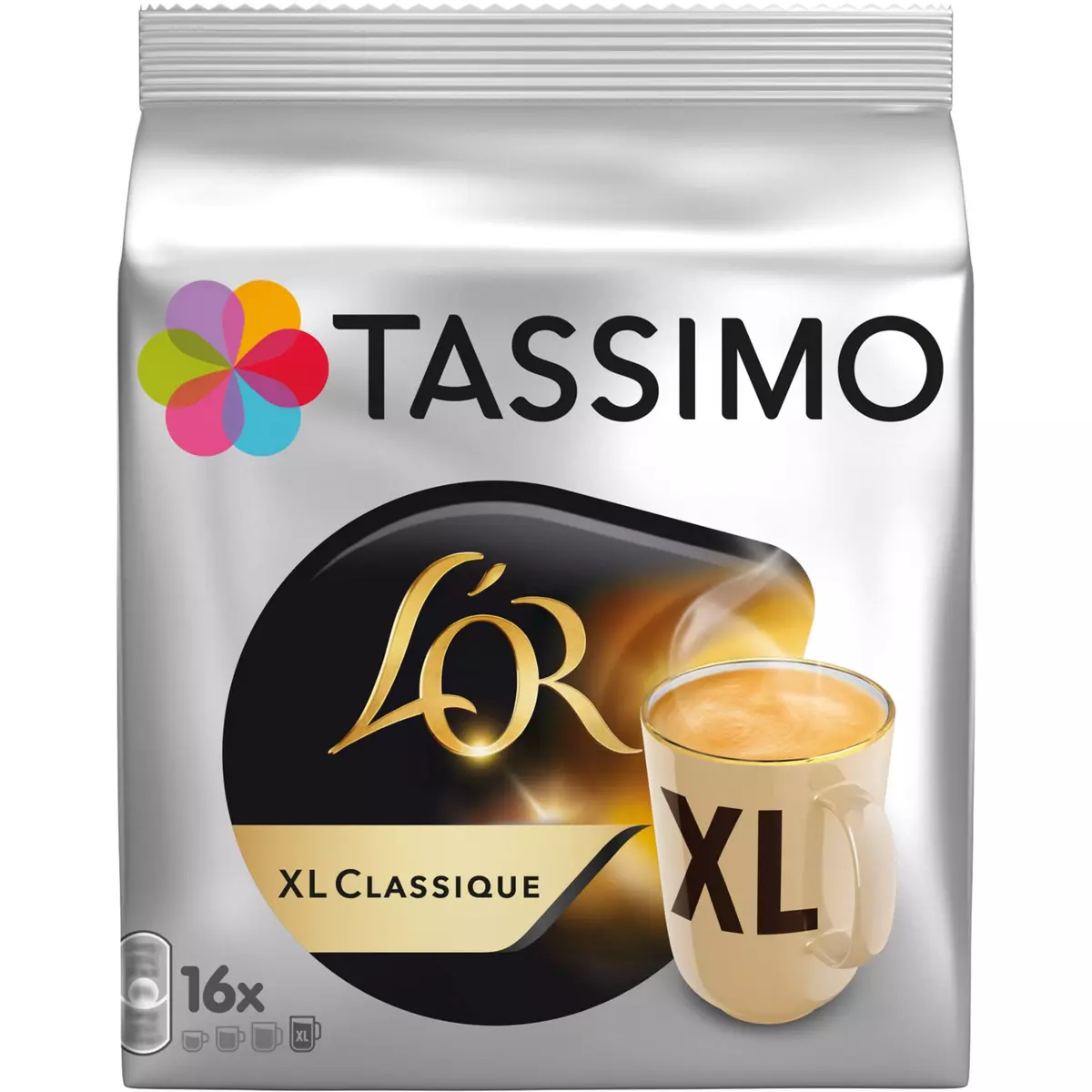 LOT DE 4 - TASSIMO - Grand Mere Café dosettes Espresso - 24 dosettes