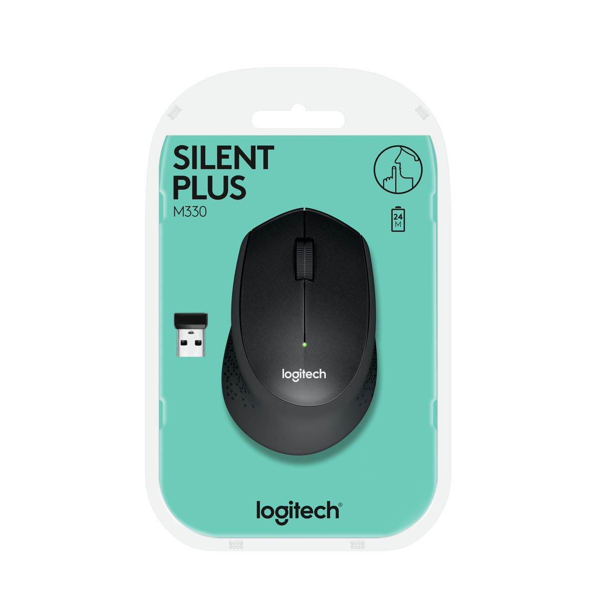 LOGITECH Souris Sans Fil M330 Silent PLUS pour PC/Mac