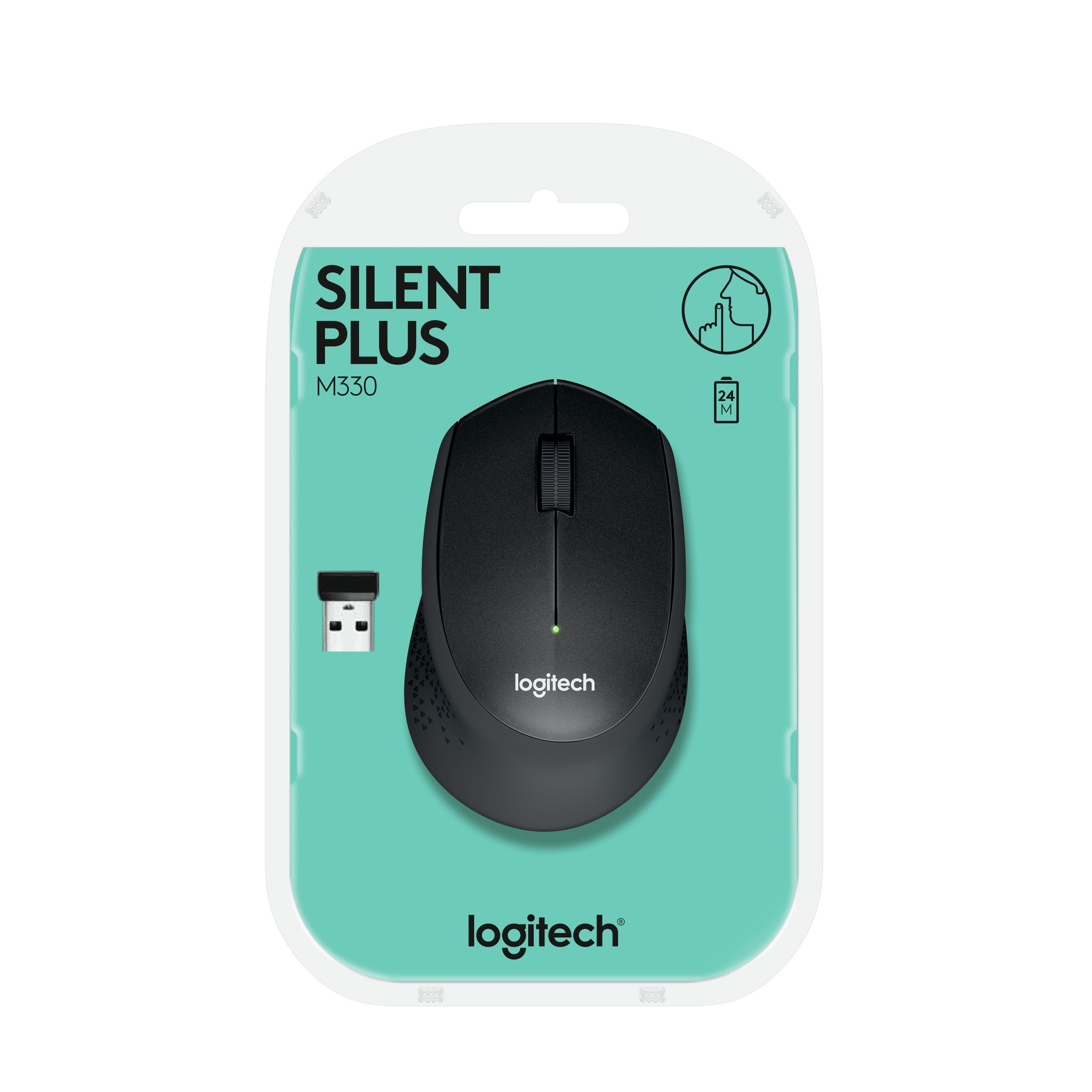 Voir la diapositive 10 : LOGITECH Souris Sans Fil M330 Silent PLUS pour PC/Mac