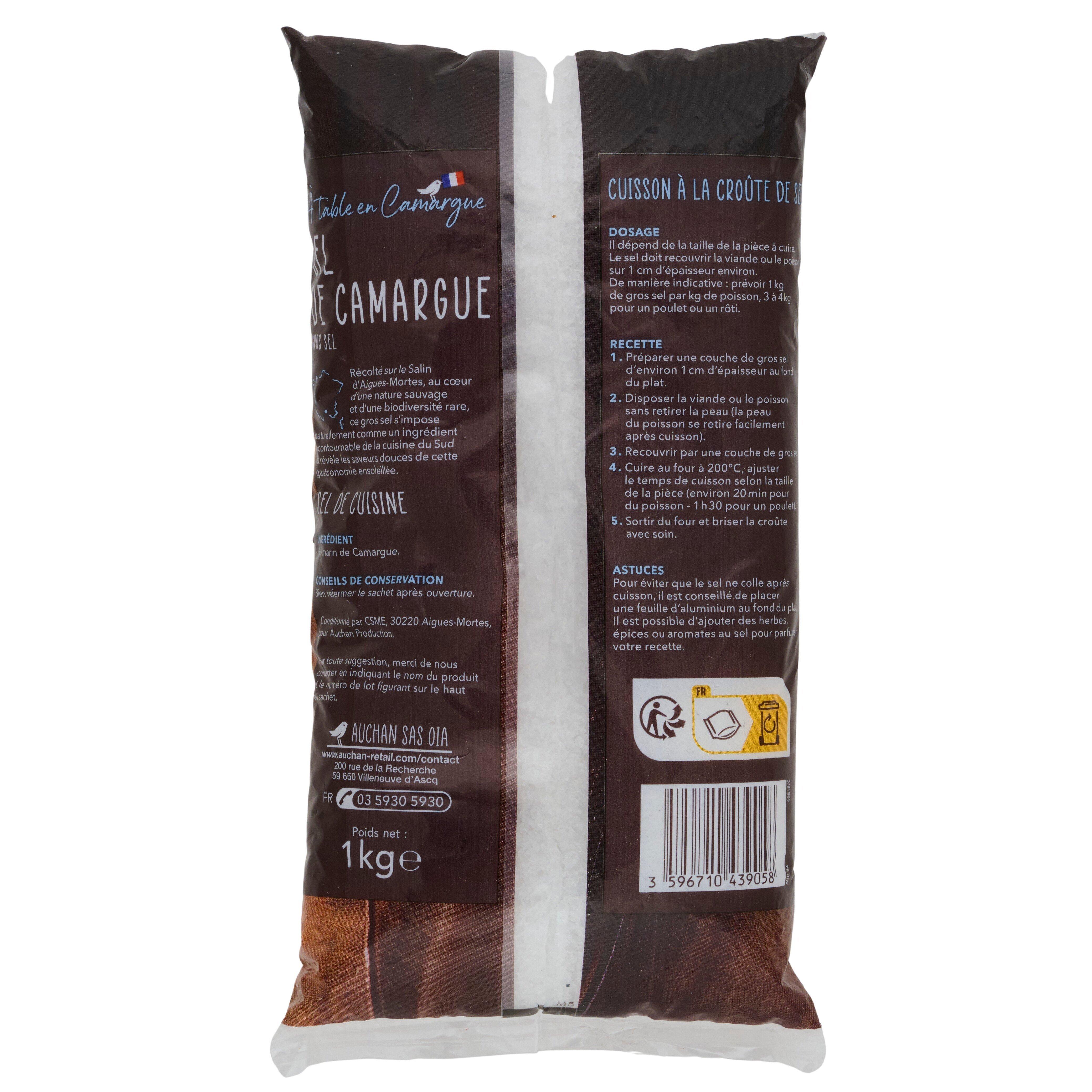 Voir la diapositive 3 : AUCHAN TERROIR Gros sel de camargue 1kg
