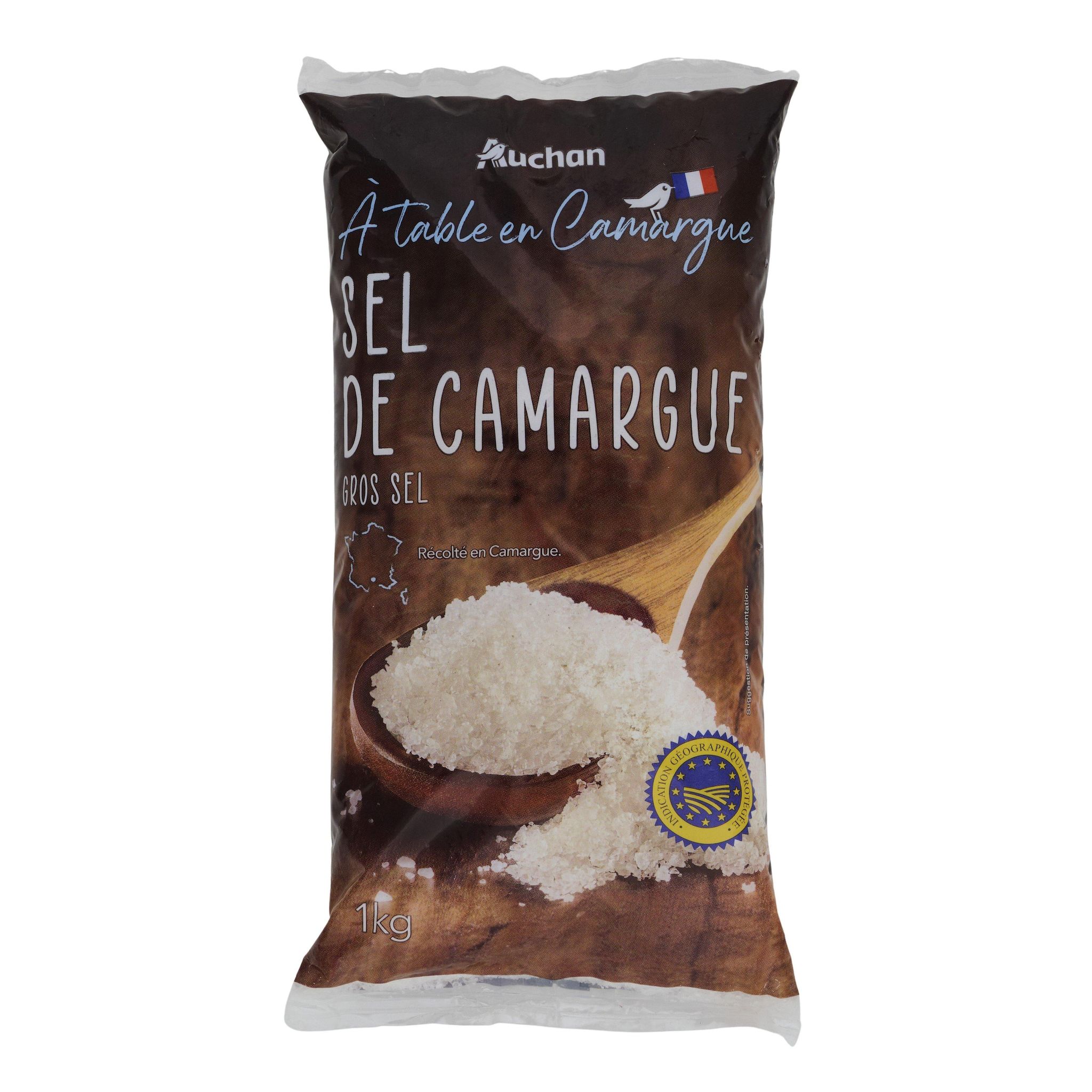 Voir la diapositive 3 : AUCHAN TERROIR Gros sel de camargue 1kg