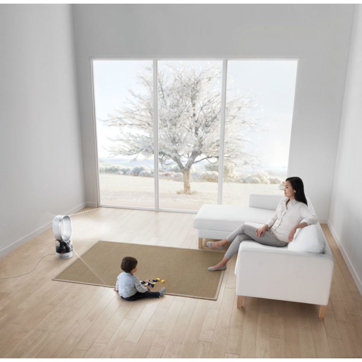 DYSON Humidificateur-Ventilateur AM10 White Silver