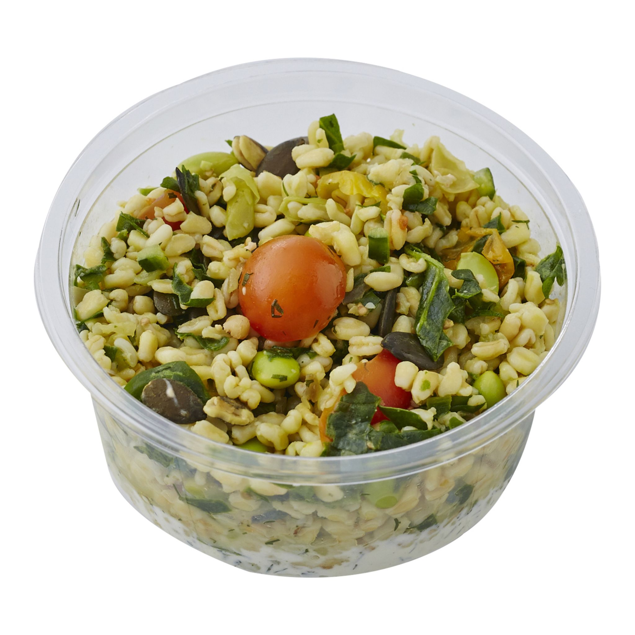 Voir la diapositive 3 : MIX Perle de blé tomates fèves de soja tzatziki 280g