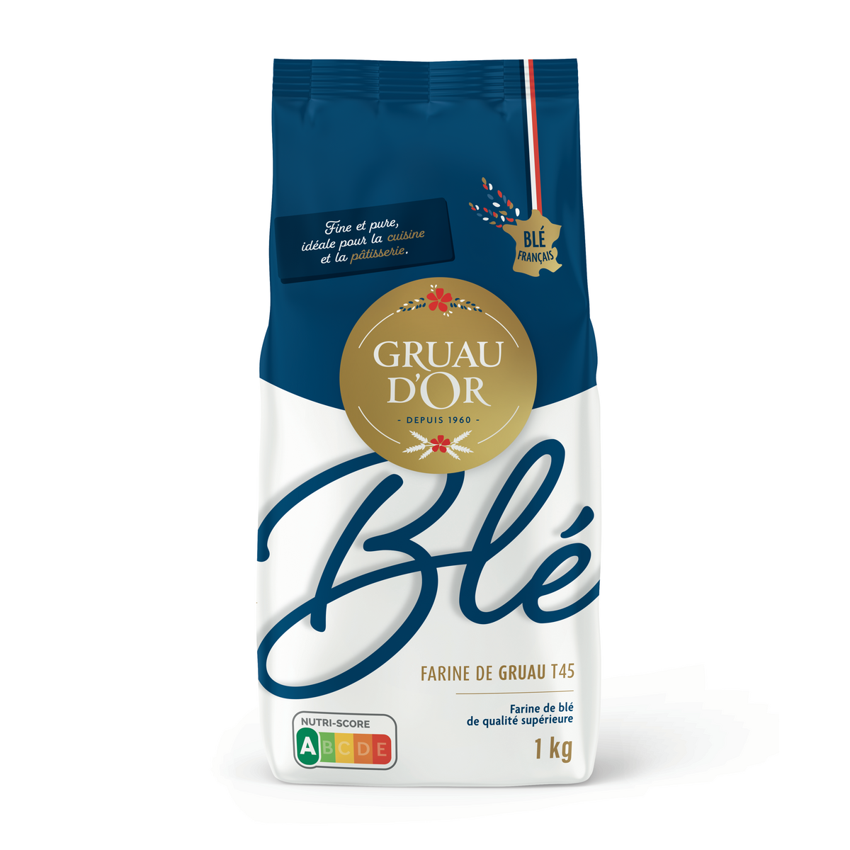 GRUAU D'OR Farine de blé T45 1kg