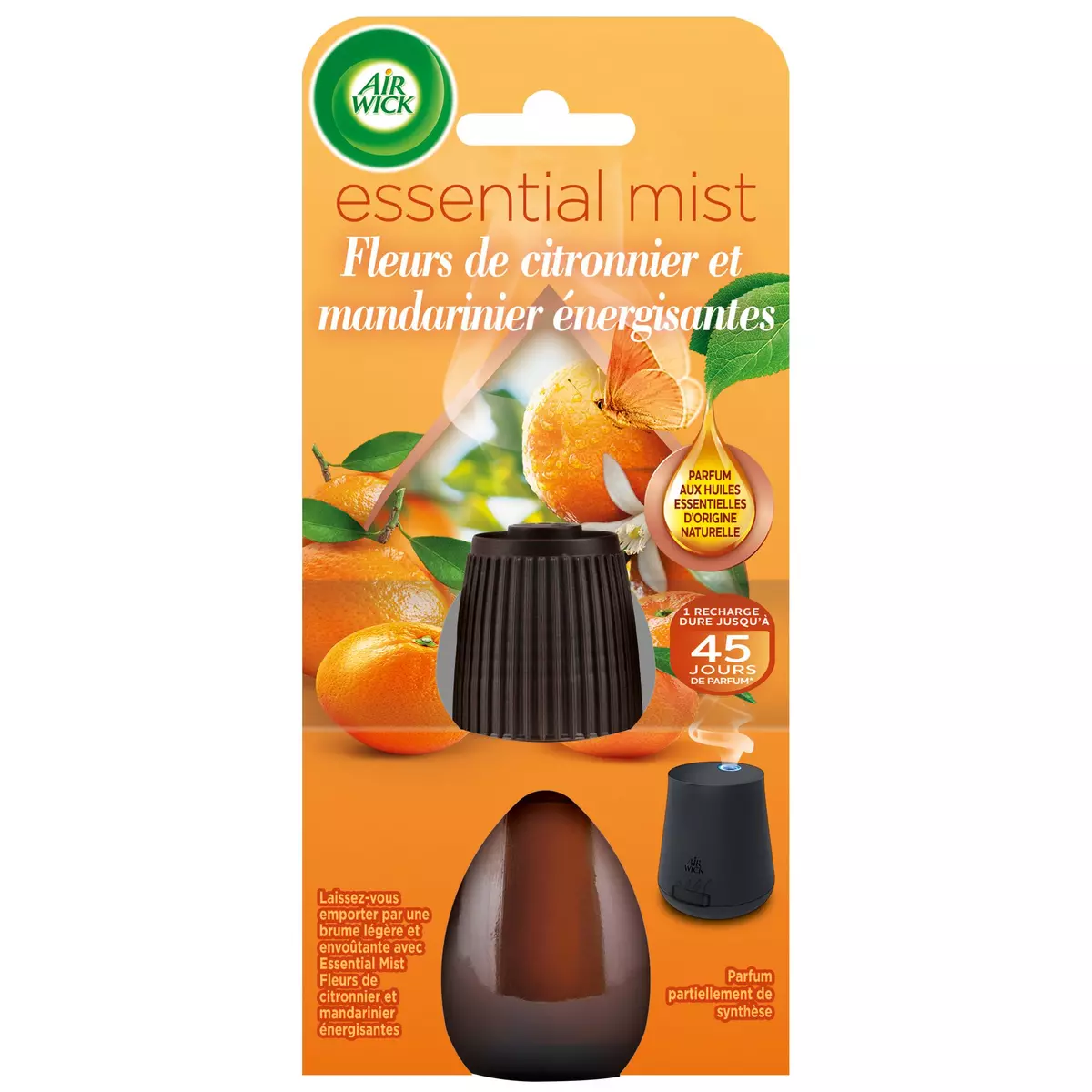 AIR WICK Essential Mist recharge citronnier & mandarinier 20ml