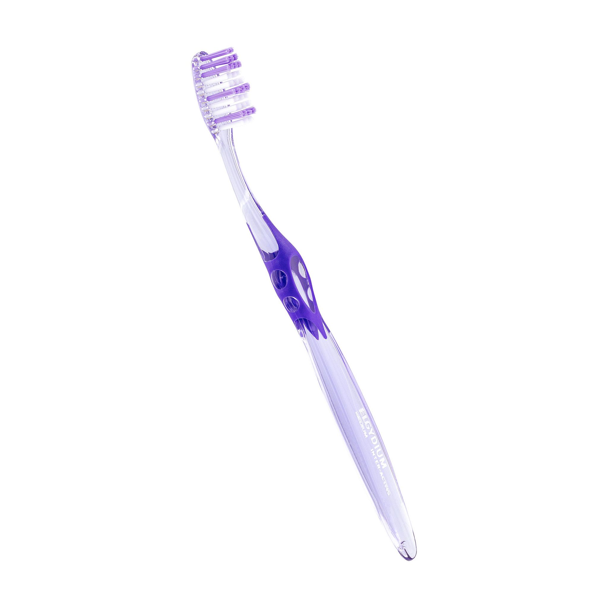Voir la diapositive 2 : ELGYDIUM Brosse à dents inter-active dur 1 brosse