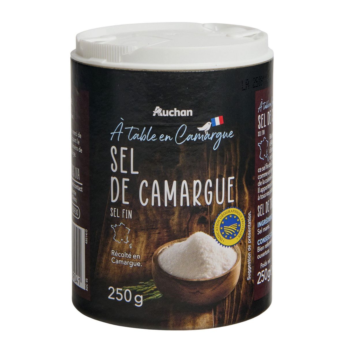 AUCHAN TERROIR Sel fin de Camargue 250g