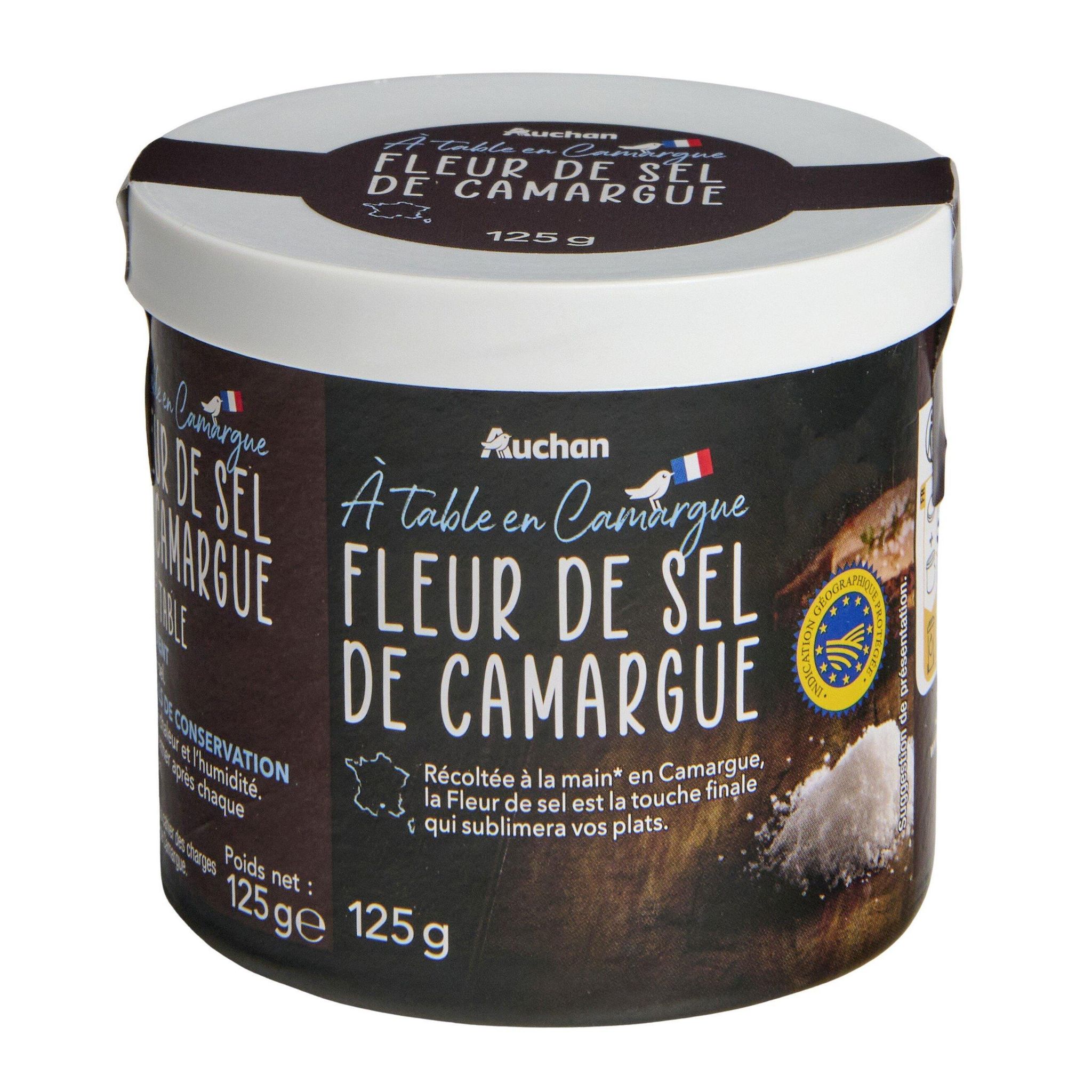 Voir la diapositive 2 : AUCHAN TERROIR Fleur de sel de Camargue 125g