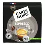 CARTE NOIRE Carte Noire Café moulu espresso intensité 8 36 dosettes 250g