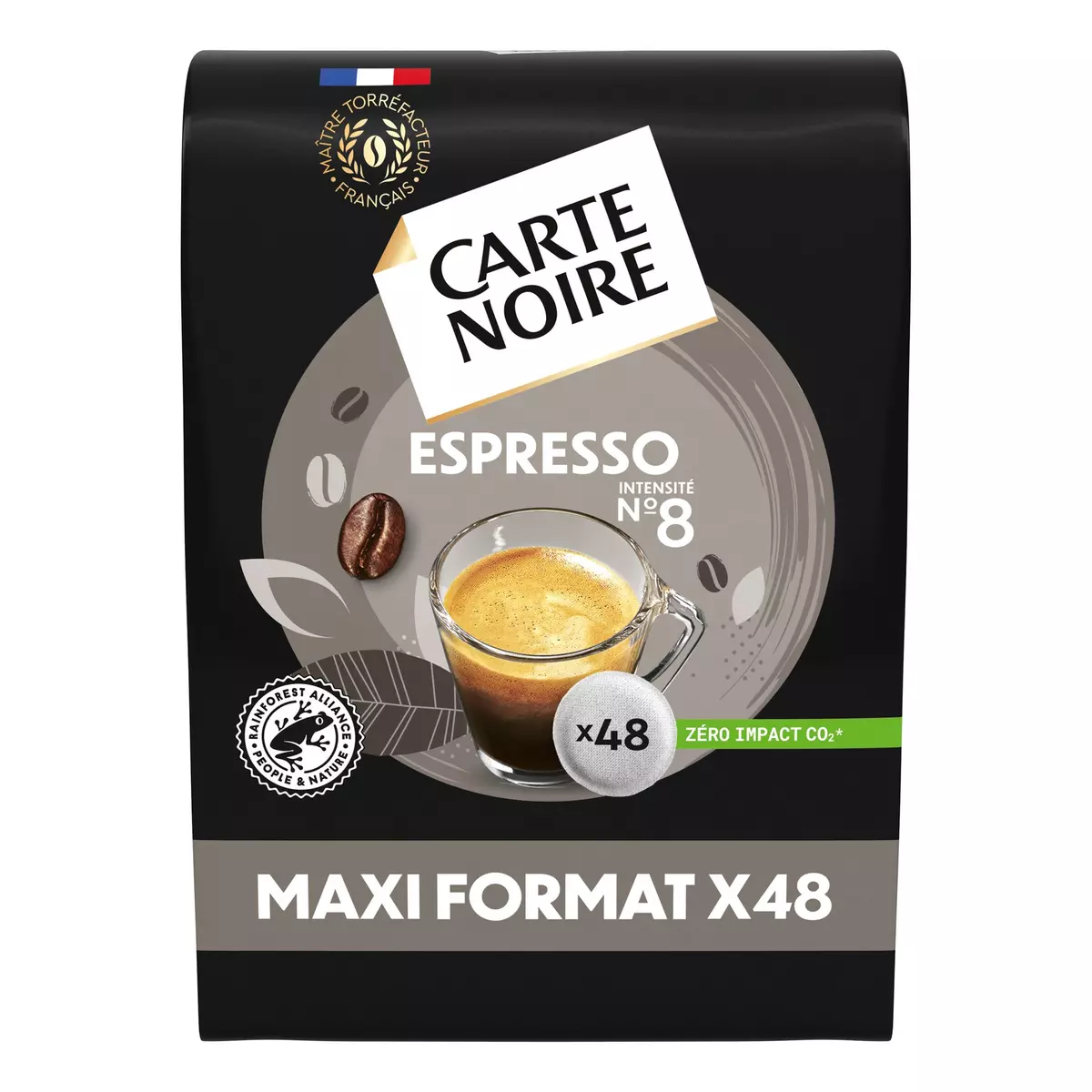 CARTE NOIRE Dosettes de café espresso classic n°8 48 dosettes 336g