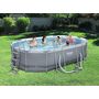 Voir la diapositive 2 : BESTWAY Piscine tubulaire ovale 488x305x107cm Power Steel&trade