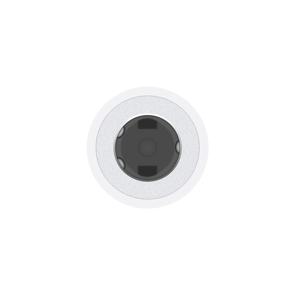 Voir la diapositive 2 : APPLE Adaptateur Lightning vers Mini-jack 3.5 mm - Blanc