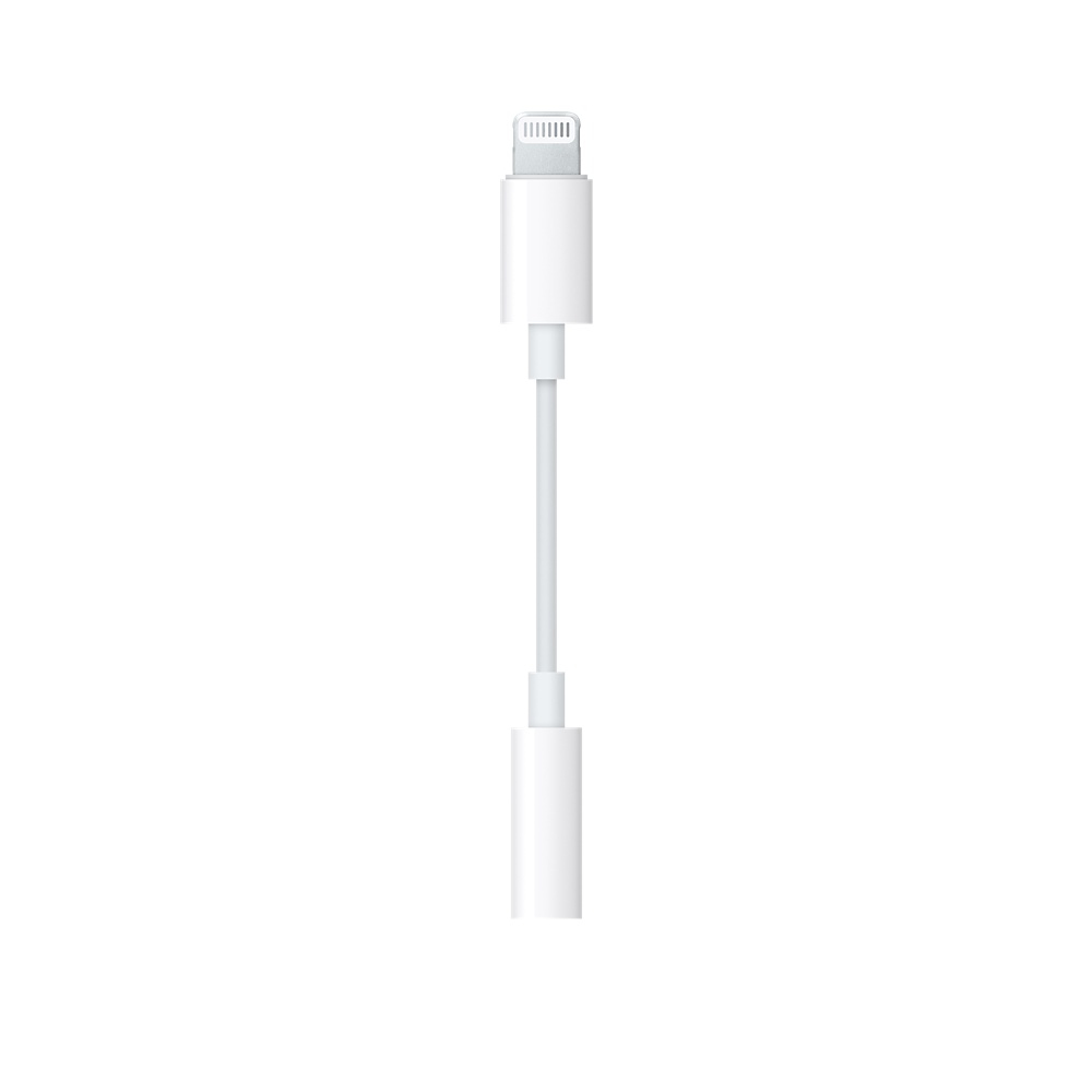 Voir la diapositive 3 : APPLE Adaptateur Lightning vers Mini-jack 3.5 mm - Blanc